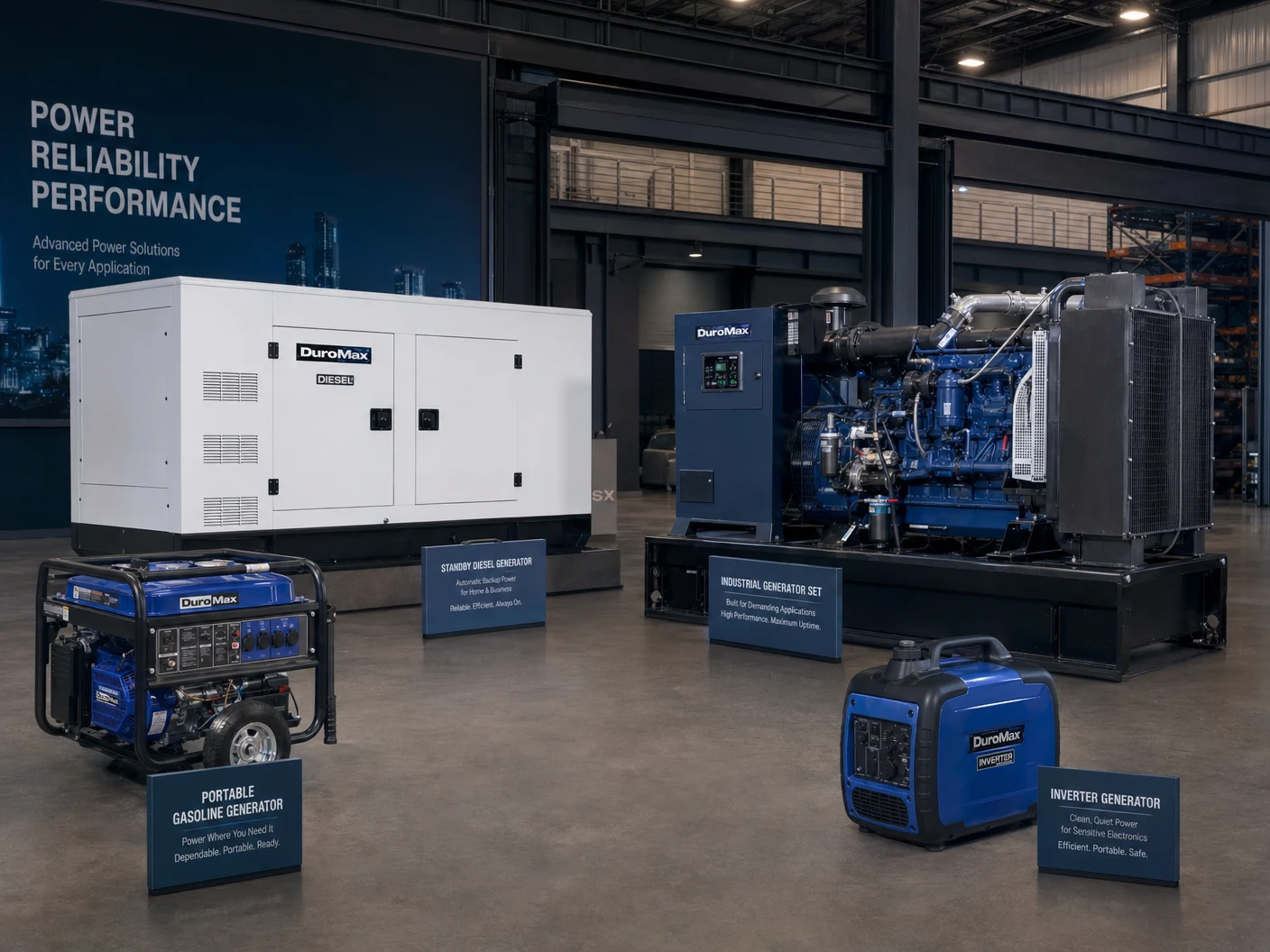 Generator product categories overview