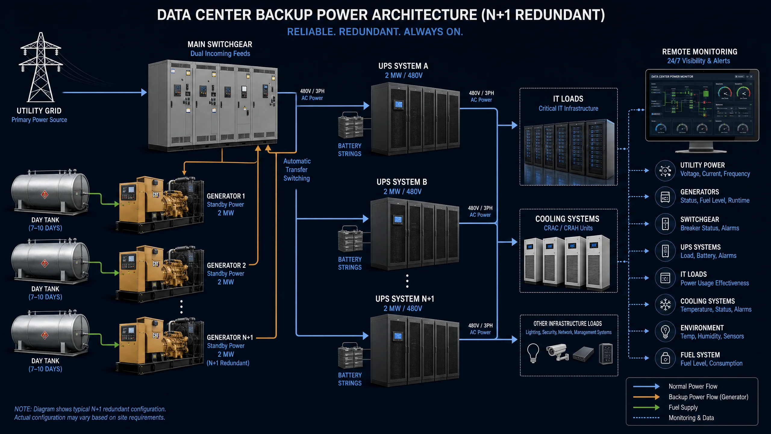 Data Center Backup Power