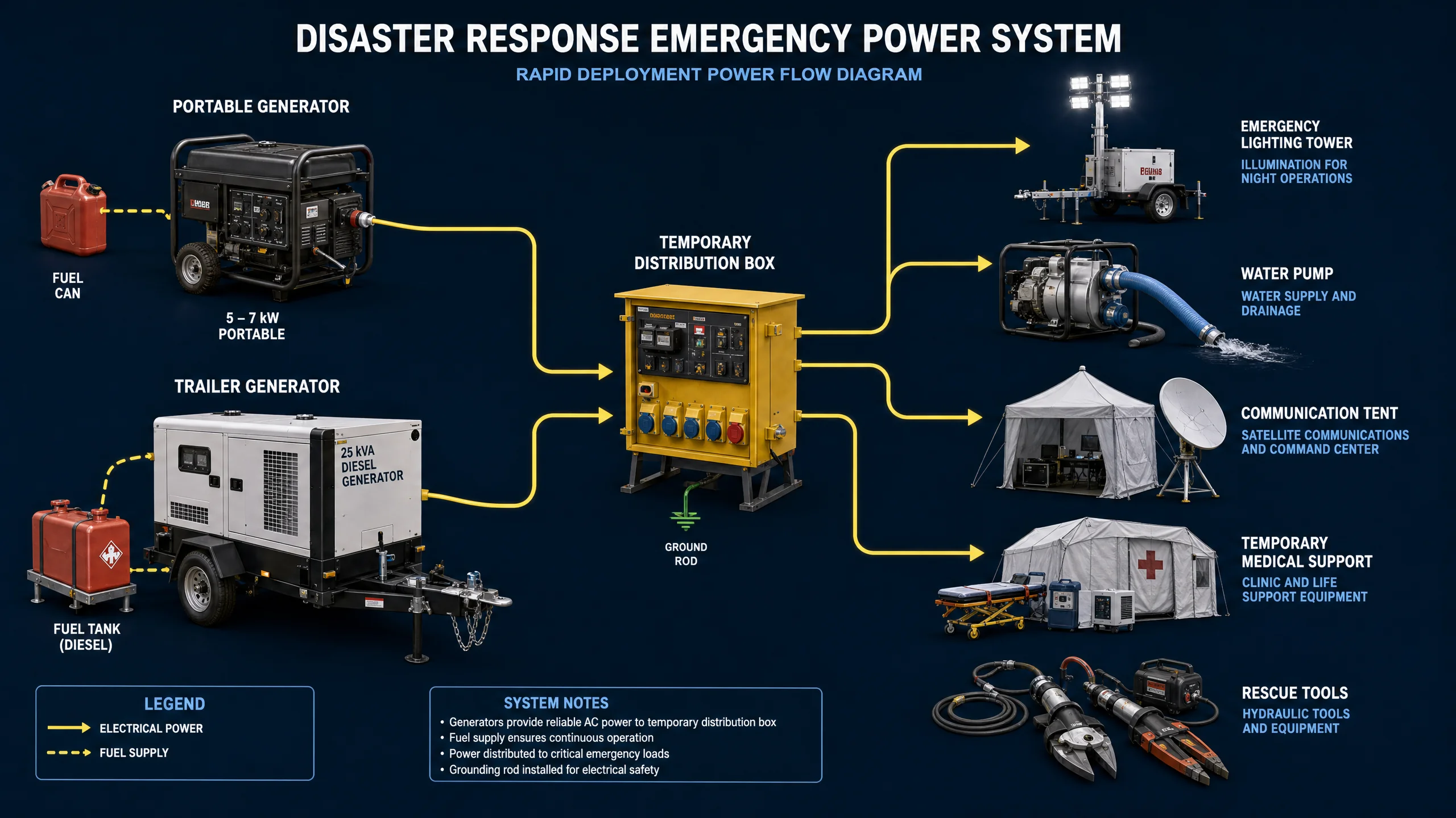 Disaster Response Emergency Power