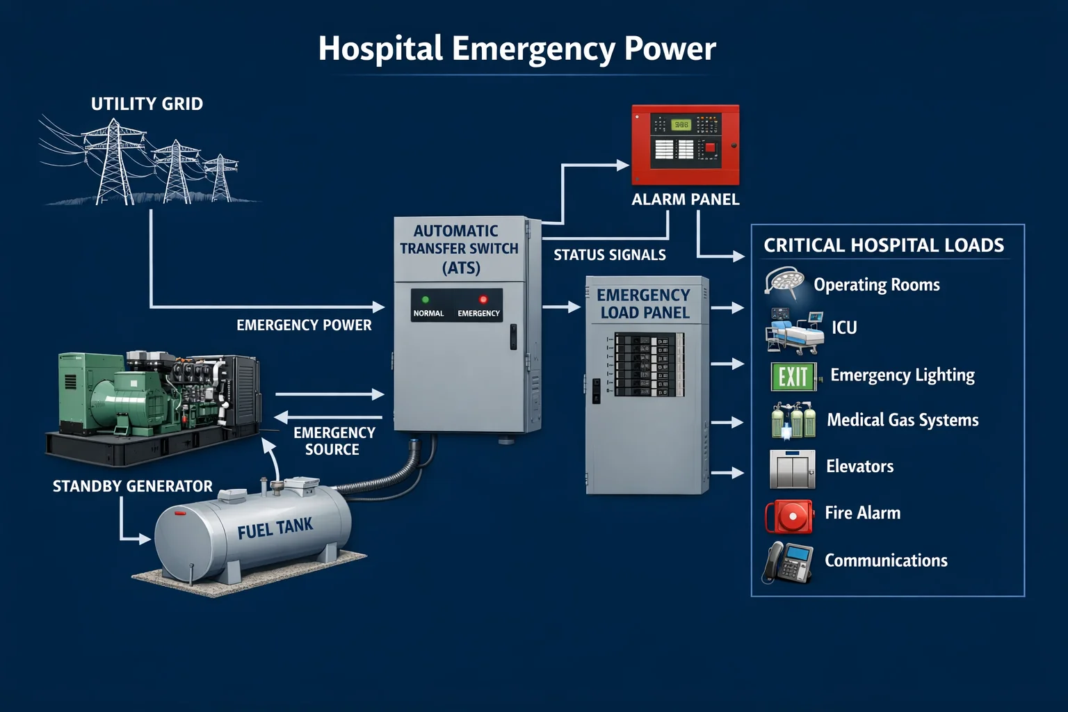 Hospital Emergency Power