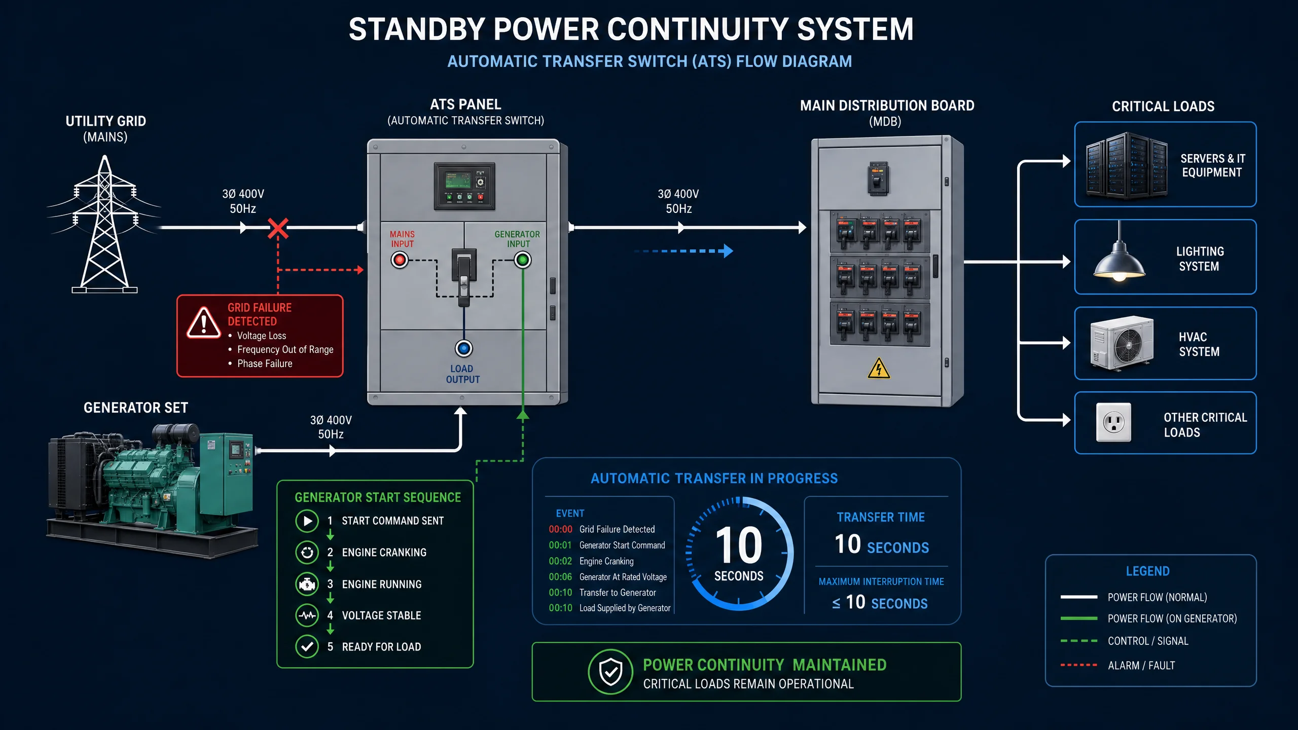 Standby Power Continuity