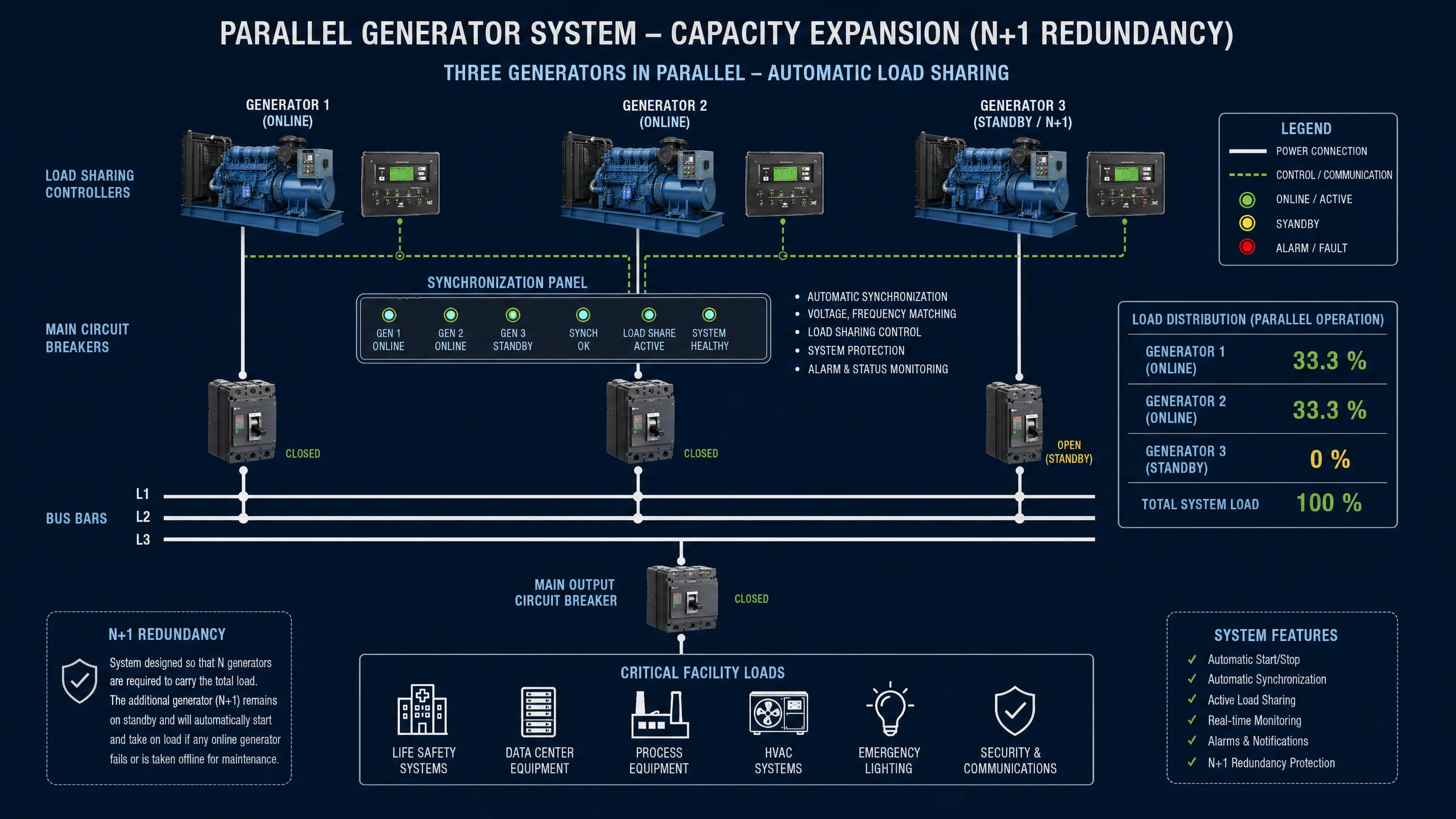 Parallel Generator Systems