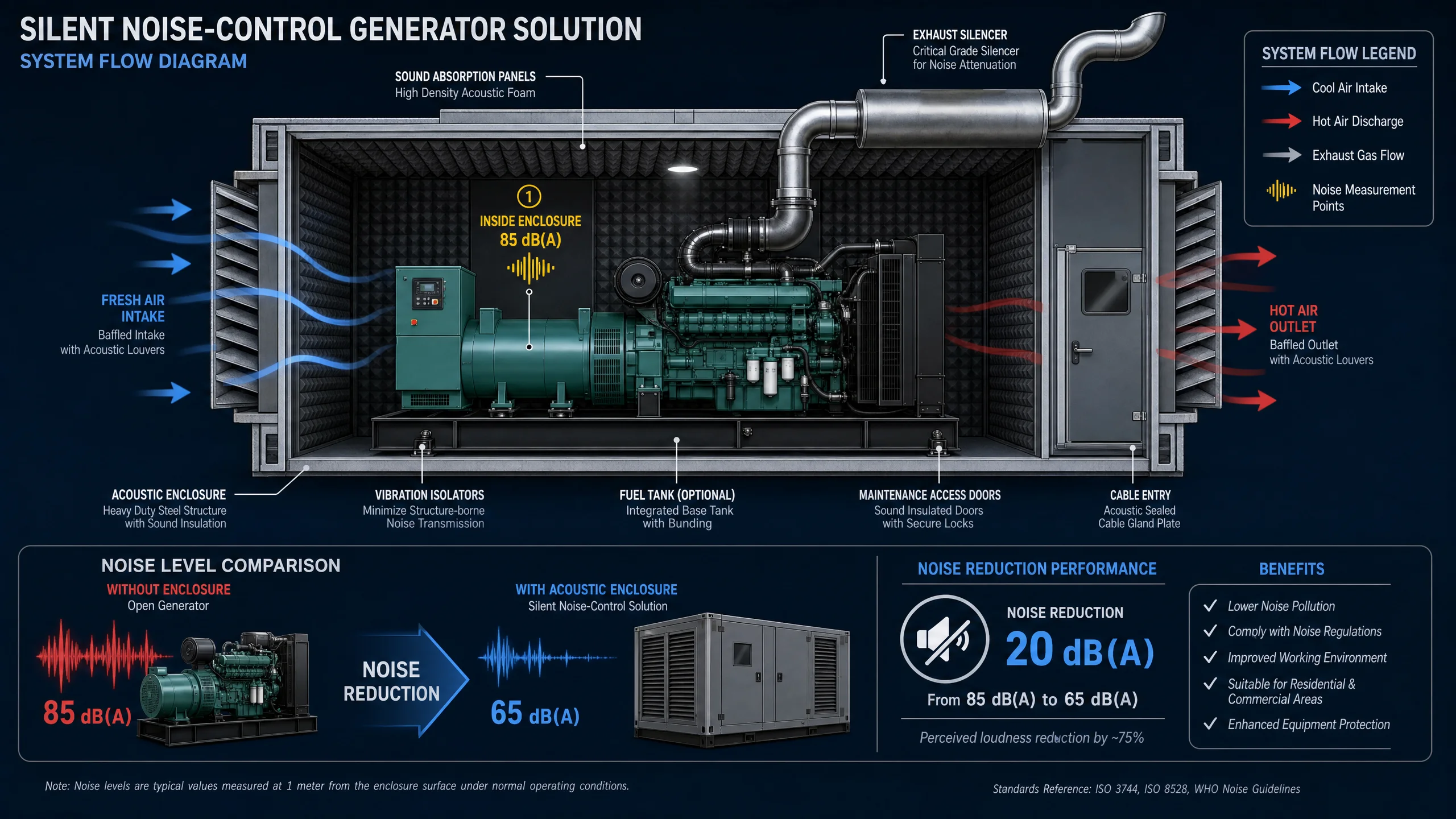 Silent & Low-Noise Generator Solutions